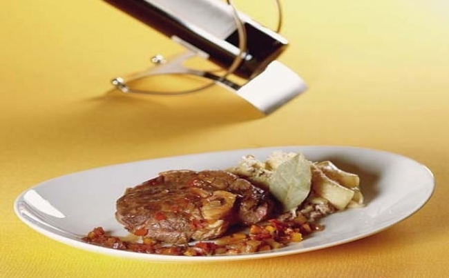 Ossobuco a la florentina con rigatoni a la norcina